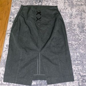 Charcoal Gray Pencil skirt
